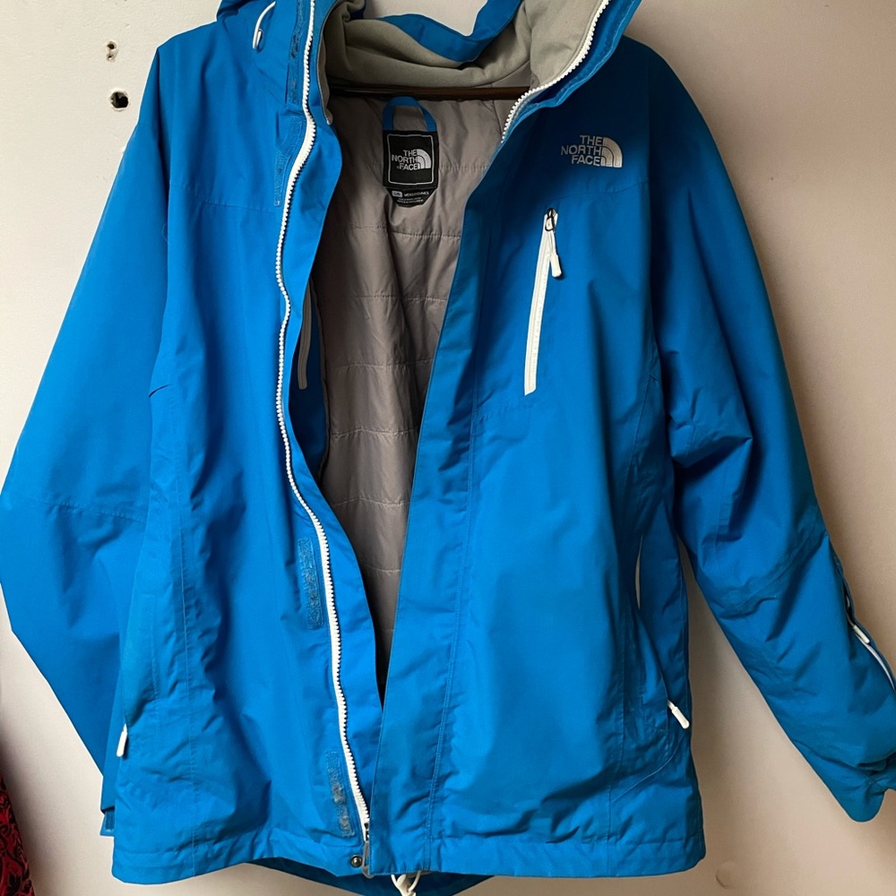 mens the north face insulated winter jacket